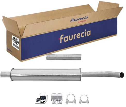 HELLA 8LC 366 025-811 Silenziatore centrale - Easy2Fit® Kit - centro - in due pezzi - Kit con parti annesse