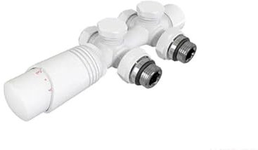 WEBER Badheizkörper Mittelanschluss Design Handtuchheizkörper Handtuchwärmer NEU in ver. Größen (Multiblock Weiß, Weiß)