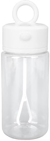 Hapivida Botella de agitador de proteínas eléctricas, 300 ml de tazas de mezcla automática Sports Fitness entrenando batido de proteínas para batir batido de café leche de avena (Blanco)