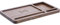InLine WoodCharge Organizer – kabellose Qi-Ladestation aus Walnussholz, Schreibtisch-Organizer mit LED, 3 Spulen, USB-C, Wireless Charger, 33392Y
