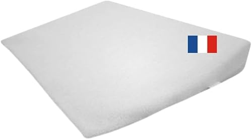 Easy Dort | Piano inclinato Bebe per letto 60 x 120 cm | Cuscino, cuscino per bambino inclinatore 10° | Anti-reflusso | Made in France | Consigliato dai pediatri