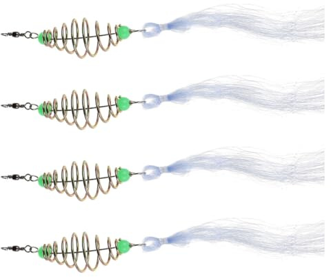 Zerodeko Trampa para Peces Profesional 4piezas de Nylon E Hierro