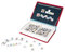 Janod J02713 Magneti'Book Alphabet Educational Game, German Version, Rot