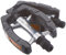 XLC City-/ Comfort-Pedal PD-C07, Schwar, Grau, Silber, One Size