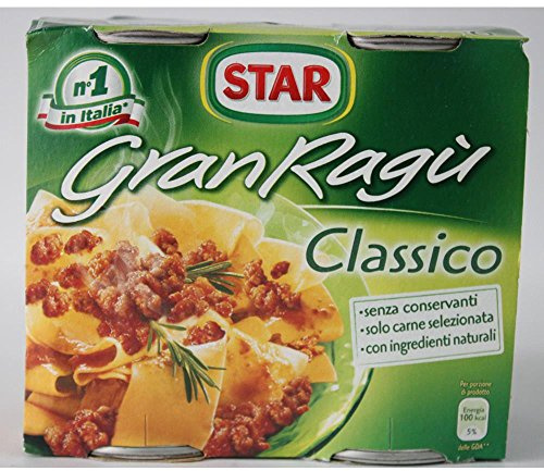 Star Gran Ragù tomatsås med kött (2 x 180 g burk)