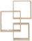 Glorex 6 1320 304 - Design Rahmen aus Holz in quadratischer Form, 3 Stück in 3 verschiedenen Größen, ca. 30 x 30 x 10 cm, 27 x 27 x 10 cm und 24 x 24 x 10 cm