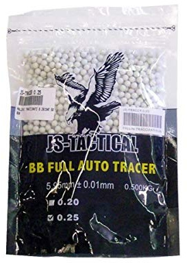JS-TACTICAL Pallini Softair Tracer Auto-TRACCIANTI 0.25G JS-Tracer 0.25