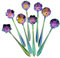 Flower Coffee Spoons 8pcs Stainless Steel Tea Spoon DBOO Coffee Tea Sugar Stirring Spoon Ice Cream Cake Dessert Spoon