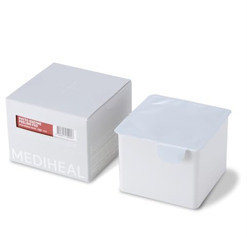 (Nur Nachfüllen) Mediheal Phyto Enzym Peeling Pad (90 Pads) - Porenstraffende Pads zur Kontrolle des Talgs - Veganes Mullpad