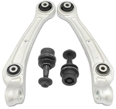 Frankberg 2x Querlenker + 2x Traggelenk Kompatibel mit A4 8K2 B8 1.8L-3.2L 2007-2011 A6 4G2 4GC 2.0L-3.0L 2010-2018 Q5 8RB 2.0L-3.2L 2008-2011 Replace# 8K0407151B