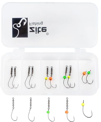 Zite Fishing Rotate Rig Hook Sortiment | 12 Stück Rotationshaken & 3