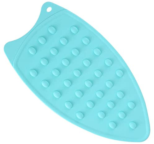 UWEOTYYY Tampone in Ferro Silicone tampone da Stiratura Tappetino Caldo Vassoio Piastra Resistente a Calore per Vapore a Vapore a Vapore Cielo Blu Silicone Pad