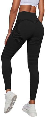 Leggings à Compression 3D Anti Cellulite Amaigrissant Minceur Leggings Femme Taille Haute sans Couture, Push-Up Opaque, Sport Yoga Pantalon