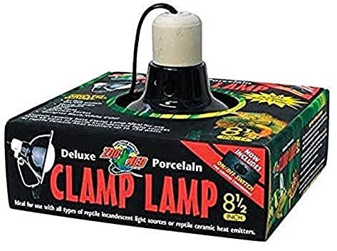 Zoo Med LF-12 Porcelain Clamp Lamp, 22 cm