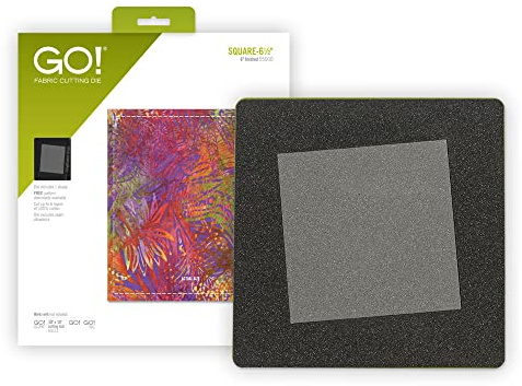 AccuQuilt GO! Fabric Cutting Dies; Square 6-1/2 inch; Quilt Block A