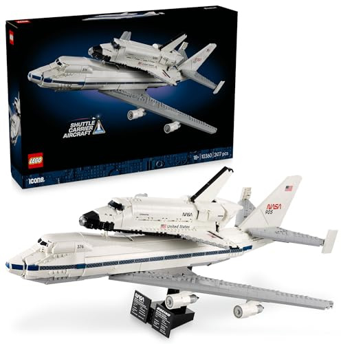 LEGO Icons 10360 rymdfärjetransportflygplan – Boeing 747, NASAs Enterprise, 2417 Bitar
