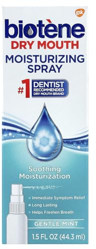 Biotene Dry Mouth Moisturizing Spray Gentle Mint 1.5 Oz (pack of 10)