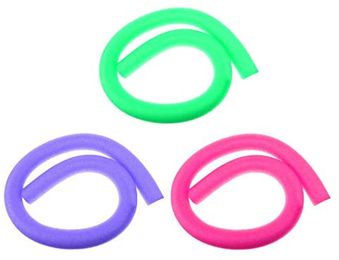 Sharplace 3pcs Frite de Natation/Piscine Non-Toxique Léger Flexible Flotteur Bouée d'eau Pool Noodle Accessoire Entraînement Natation