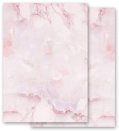 Brevpapper marmor och struktur MARMOR MAGENTA – DIN A6-format 100 ark – papper media