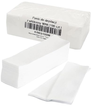 Mini depilation strips för vaxning - 100 st