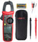 UNI-T UT204PRO Stromzange, True-RMS Strommesszange, Zangenmultimeter misst NCV, 600A 600V AC/DC Spannung und Strom, Widerstand, Kapazität, Frequenz, Durchgang, Temperatur, Live-Draht-Messung, Dioden