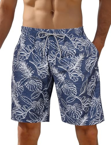 iCKER Mens Swim Shorts Swimming Trunks 3D Print Beach Shorts Boardshorts
