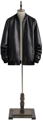Manichino a forma di abito regolabile in altezza, 150-180 cm, professionale, in legno, con base in legno, da uomo e da donna