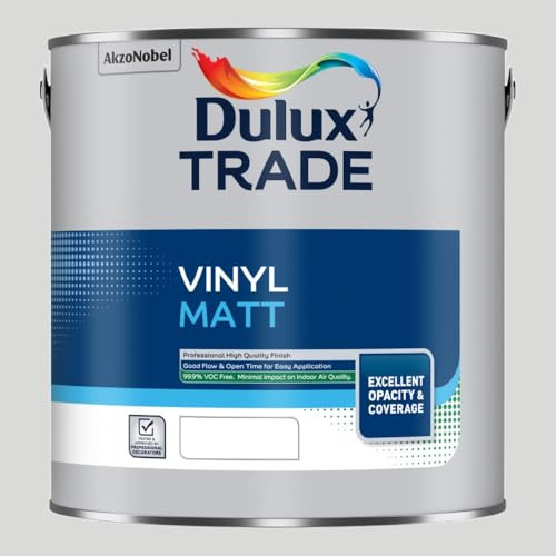 DULUX TRADE VINYL MATT GREY WISP 2.5L