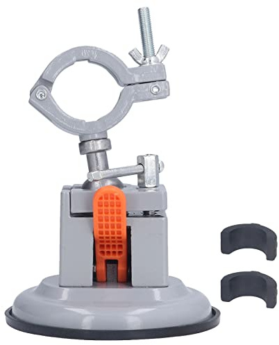 Tornillo de banco de 360 grados giratorio con base de ventosa, portabrocas de aluminio fundido a presión para tallar joyas, reparación de relojes, fabricación de maquetas,