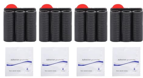 4 Set Portapunte da 1/4 di pollice con attacco per fondina per utensili con punta in gomma adesiva per cacciavite per trapano elettrico da 1/4 di pollice