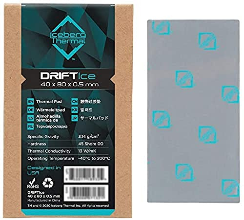 Iceberg Thermal Driftice termodyna, 80 mm x 40 mm x 0,5 mm