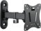 SCHWAIGER 9390 Support TV Mural Mounting pour écrans 13-29 Pouces jusqu'à 25kg pivotant revêtu par Poudre Aluminium Inoxydable Accessoires de Montage Inclus