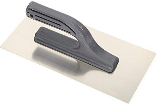 KOTARBAU® Llana Plana de Acero Inoxidable 270 mm, Paleta Rectangular de alisado con Mango de plástico, Espátula para Yeso, Masilla, Cemento, Paleta Llana de albañil, Llana sin dientes baldosas