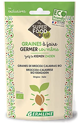 Germ'line - Graines à germer brocoli calabrais Bio 100g - unité
