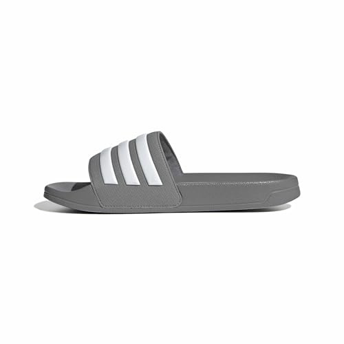 adidas Unisex Adilette Shower Slides, Grey Three / Cloud White / Grey Three, 52 EU