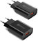 2 Stück USB Ladegerät Stecker, 18W Quick Charge 3.0 Schnellladegerät Netzteil 3A Ladeadapter für Samsung Galaxy S23/S22/S21/S20/S10/S9/S8/A54/A13, iPhone, iPad, Huawei, Xiaomi, HTC, LG und mehr