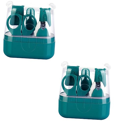 TOYANDONA Juego De 2 Piezas De Tijeras De Uñas Kit De Cortaúñas Para Niños Cortauñas Para Bebés Amoladora De Uñas Para Bebés Cortaúñas Para Niños Tijeras Para Niños Pequeños Kit De