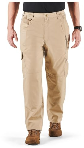 5.11 Tactical Pants for Men - Taclite Pro, Professional Cargo Work Pant, Ripstop Lightweight Performance, TDU Khaki, 38W x 30L, Style 74273ABR