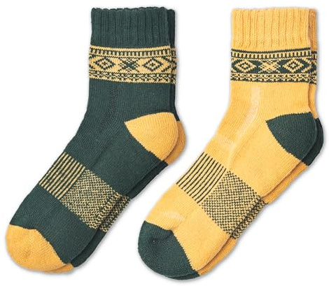 NORDIC Socks 2 Paires, Chaussettes Basses de Randonnée en Laine Mérinos, Chaussettes Extérieur, Chaussettes Techniques (L, Traveler)