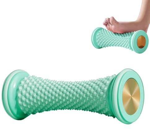 XFSRG Rouleau Massage Pied pour la Voûte Plantaire du Fascia Relaxer Masseurs Les Pieds Silicone, Rouleaux de Musculaire, Appareil des Réflexologie(Vert)