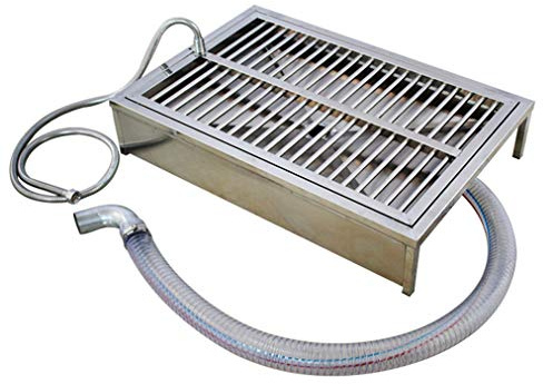 Klos - und hundeklos. Haustiertöpfchen, Edelstahl-Hundetoilette, Hundetoilette for drinnen und draußen, Schutzsäule for Haustiertoilette(70 * 50 * 10 cm)