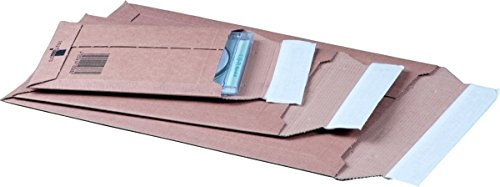 Smartbox DVD-Versandtasche Wellpappe brau n s m.Aufreißfaden Innenmaß: