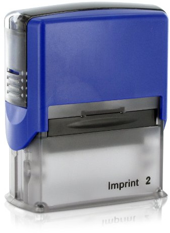 Dormy Imprint 2 47 x 17 mm (företagsstämpel/adressstämpel) med individuell stämpel