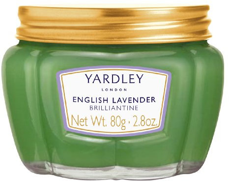Yardley London English Lavender Brillantina, pomata per capelli classica alla lavanda, dona brillantezza e morbidezza, 80 g.
