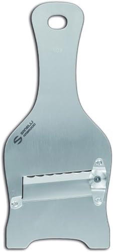 Sanelli Ambrogio Acciaio Ambrogio Sanelli-Affettatartufi Regolatore di qualità per Un Taglio preciso. Lama ondulata, Inox, Inossidabile, 23.0x9.0x2.5 cm