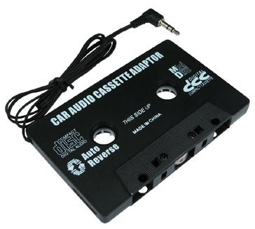 Aptii Stereo Cassette Player Adapter to 3.5mm Black MP3 Play