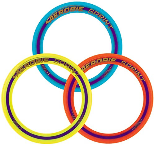 Aerobie Sprint Flying Ring Wurfring mit Durchmesser 25,4 cm, farblich Sortiert