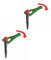 Krinner 2er Set Bodendübel Vario Drill (Wiese; Camping; Strand) Sonnenschirmständer