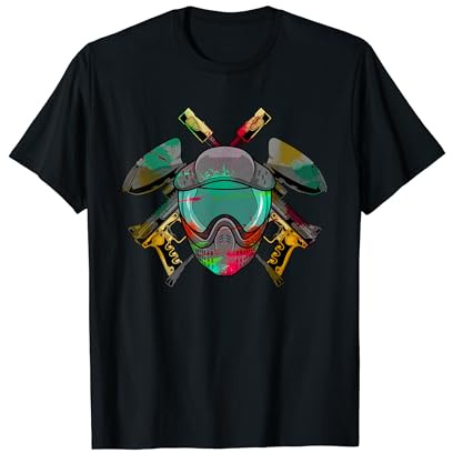 Paintballer Marker Helmet - Paintball Paintball Player T-Shirt