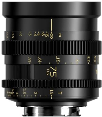 THYPOCH Simera-C 75 mm T1.5 FF Prime Cine Lens for Leica M-Mount – svart